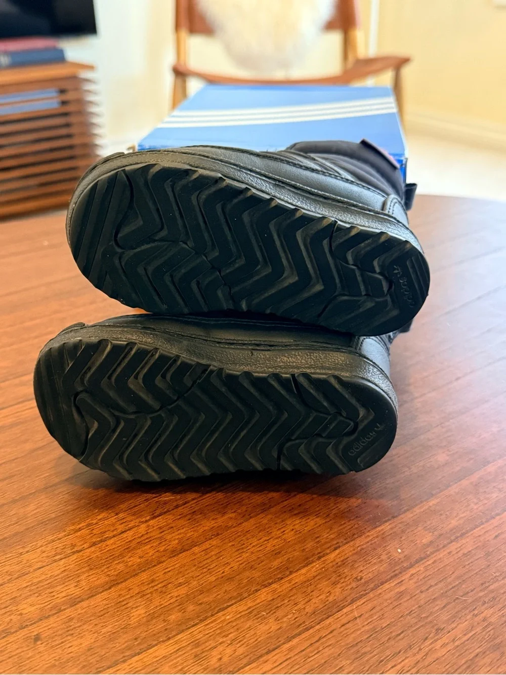 adidas Kids Black Insulated Rain & Snow Boots toddler size 6